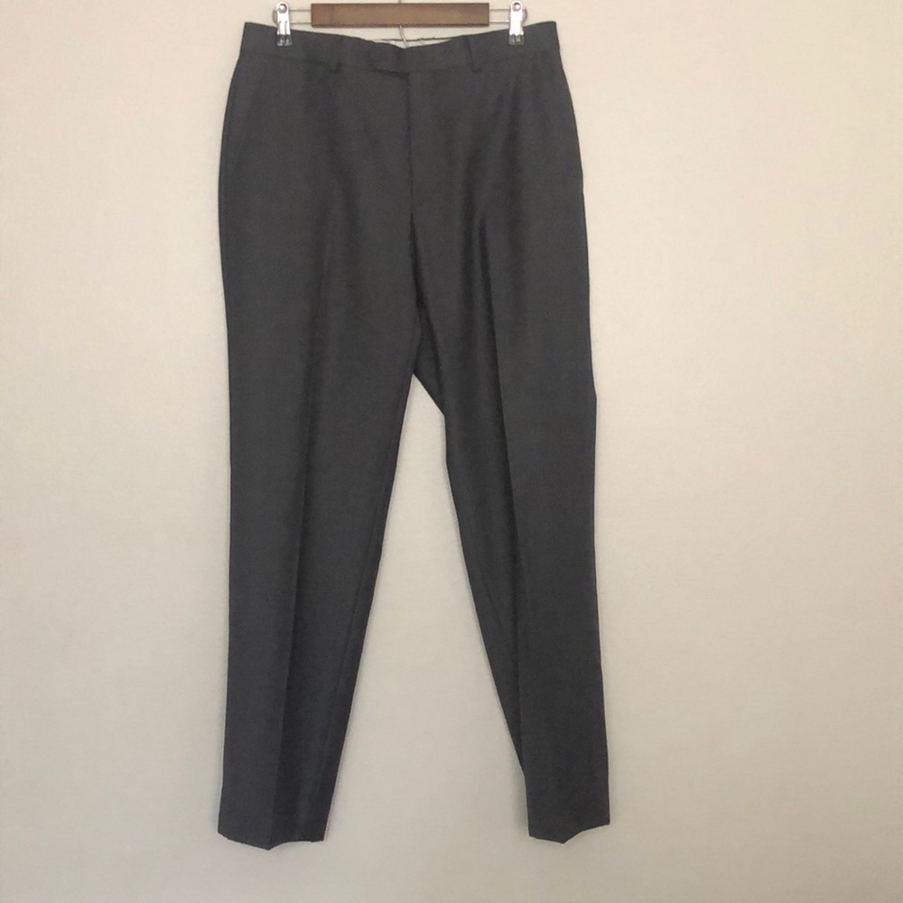 Mantoni Gray Wool Dress Pants